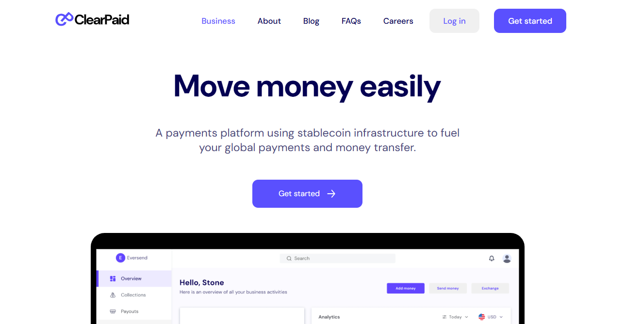 ClearPaid website preview image